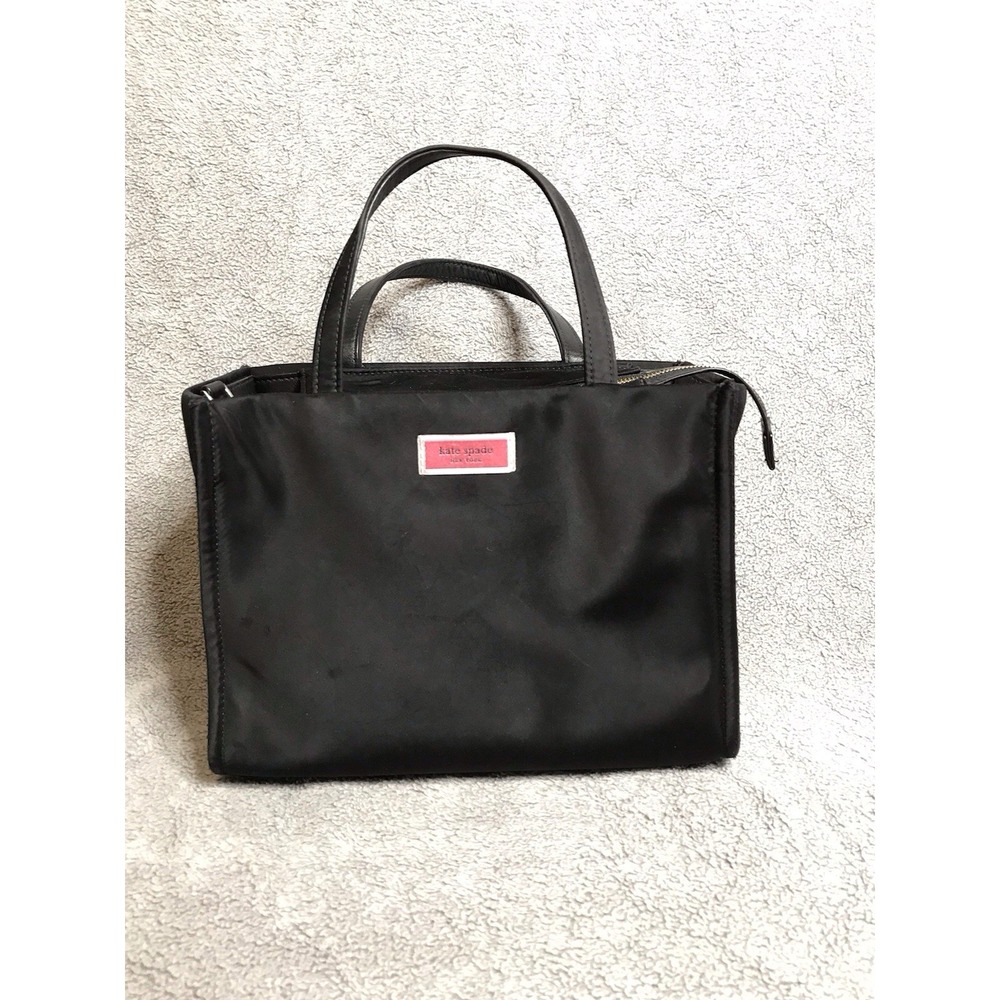 Kate Spade‎ New York Sam Nylon Medium Top Handle Satchel Black